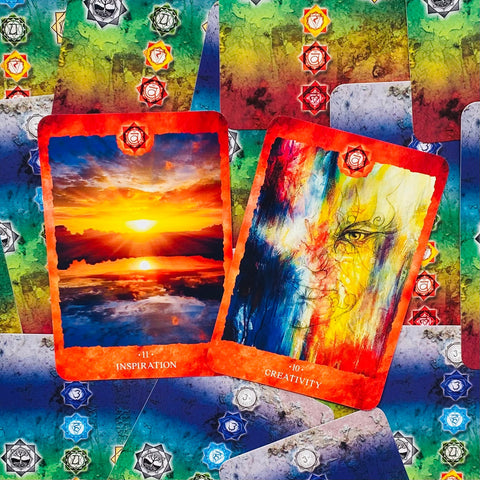 Chakra Reading Cards Deck Rockpool Rachelle Charman Ancient Wisdom Balance NEW