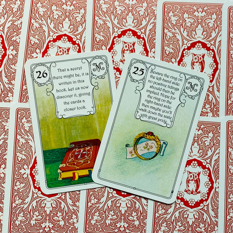 Red Owl By Mlle Lenormand 36 Cards Deck Esoteric Fortune Telling Agm 1067012988