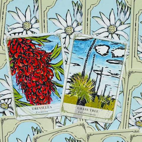 Australian Wildflower Reading Cards Deck Rockpool Cheralyn Darcey Guidebook NEW