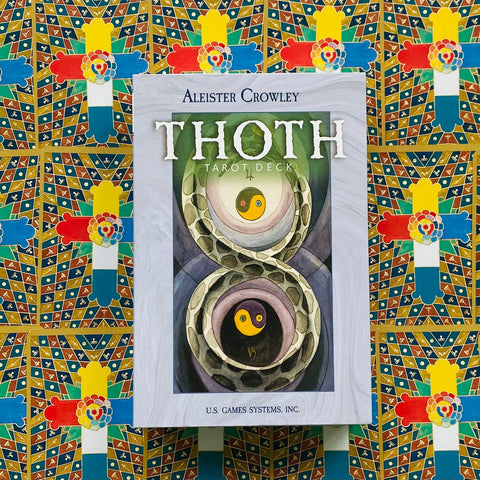 Small Crowley Thoth Premier Edition Tarot Cards Deck US Games Systems Crbn80