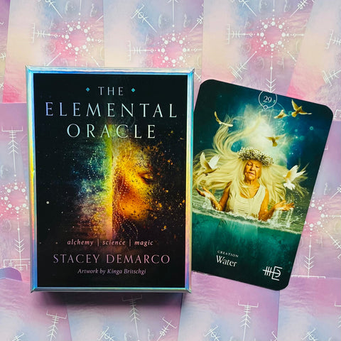 The Elemental Oracle Cards Deck By Kinga Britschgi Rockpool Publishing Magic NEW