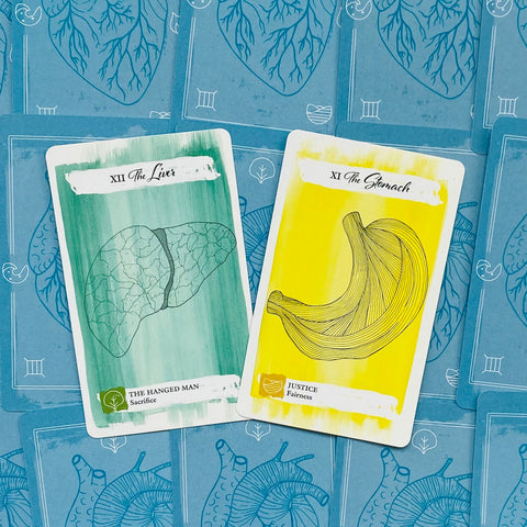 The Body Tarot Cards & Full Guidebook Cico Books By Emma Mcarthur Anatomic NEW