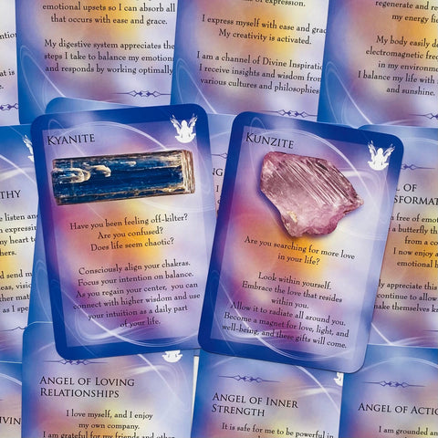 Angels & Gemstone Guardians Cards Deck Findhorn Esoteric Fortune Affirmation NEW