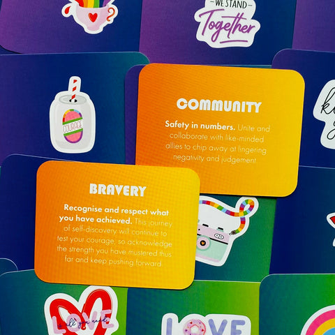 Pride Cards Empower Your Authentic Self Rockpool Daniel Poole & Selena Moon NEW