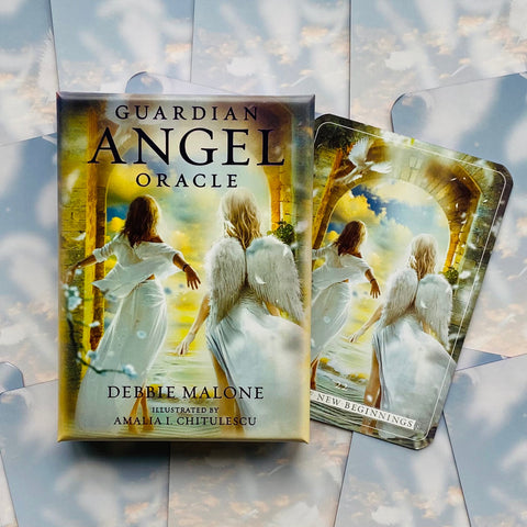 Guardian Angel Oracle Cards Deck Guide Debbie Malone Psychic Expert Rockpool NEW