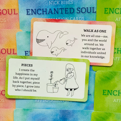 Enchanted Soul Affirmation Cards Animal Dreaming Nick Bibes Esoteric Fortune NEW