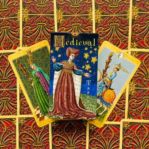 Medieval Tarot Deck Cards Esoteric Fortune Telling Lo Scarabeo NEW