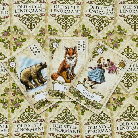 Old Style Lenormand Fortune-Telling Cards Deck US Games Systems Alexander Ray