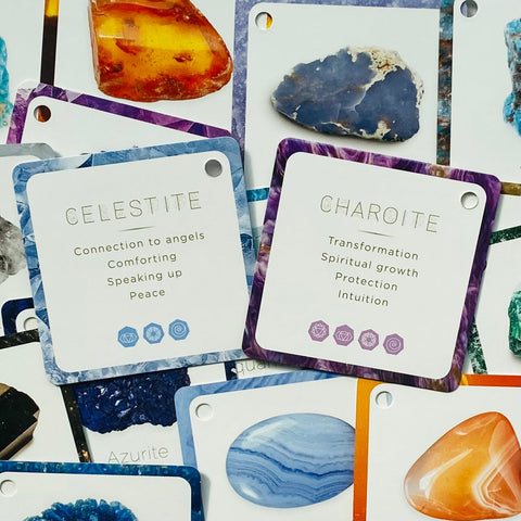 Crystal Flashcards Cards Deck Rockpool Jessica Lahoud Spiritual Inspiration NEW