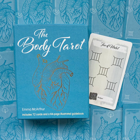 The Body Tarot Cards & Full Guidebook Cico Books By Emma Mcarthur Anatomic NEW