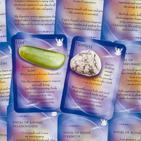 Angels & Gemstone Guardians Cards Deck Findhorn Esoteric Fortune Affirmation NEW
