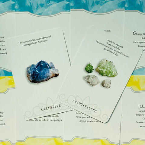 Crystal Intentions Oracle Guidance Affirmations Llewellyn Margaret Ann Lembo NEW