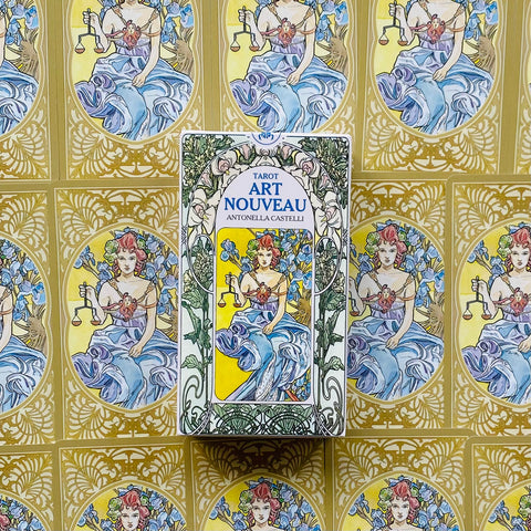 Art Nouveau Tarot Cards Deck Floral Classic Lo Scarabeo Antonella Castelli NEW