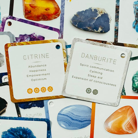 Crystal Flashcards Cards Deck Rockpool Jessica Lahoud Spiritual Inspiration NEW