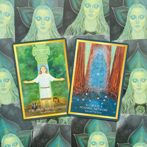 Transcendent Journeys Oracle Cards Deck By Cheryl Yambrach Blue Angel NEW