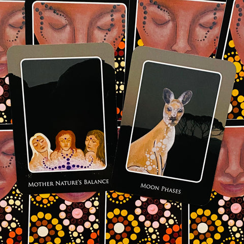 Aboriginal Dreamtime Oracle Cards Deck Rockpool Mel Brown Magic 40 Cards NEW