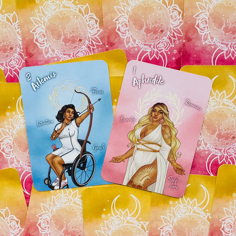 Goddesses Among US Oracle Cards Deck Rockpool Activation Body-Positive Modern
