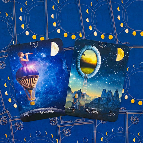 Queen Of The Moon Oracle Cards Deck Esoteric Guide Stacey Demarco Rockpool Rp17