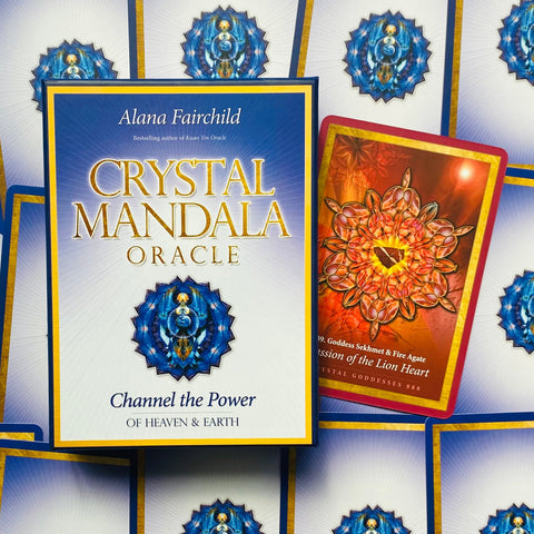Crystal Mandala Oracle Cards Deck Alana Fairchild Esoteric Telling Blue Angel