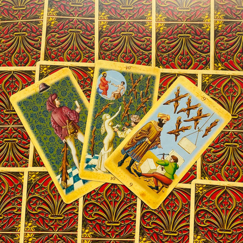Medieval Tarot Deck Cards Esoteric Fortune Telling Lo Scarabeo NEW