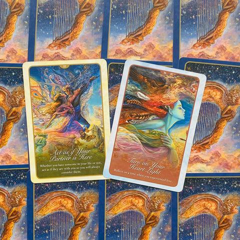 Whispers Of Love Oracle Cards Deck Esoteric Fortune Telling Blue Angel NEW