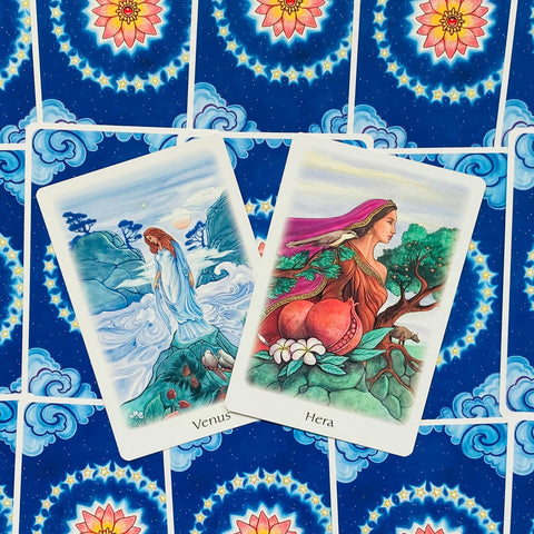The Oracle Of The Goddess Set Book Deck Cards Esoteric Fortune Telling Agm NEW