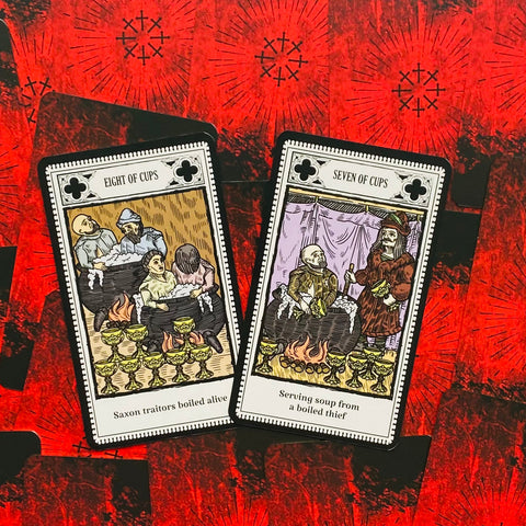 Vlad Dracula Tarot Cards Deck Blood Halloween Fantasy Rockpool Publishing NEW