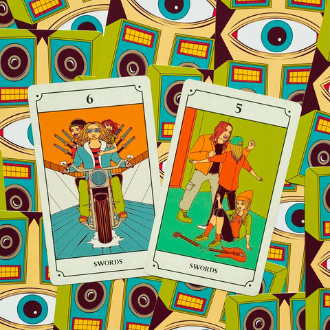 Grunge Tarot Cards Deck By Francesca And Andrea Moresco Rockpool Publishing NEW