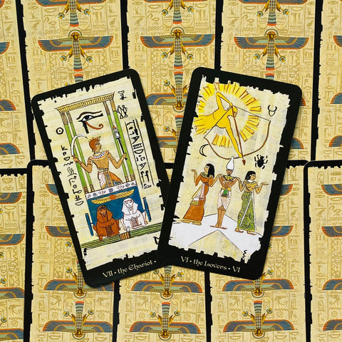 Egyptian Tarot Cards Deck Grand Trumps Lo Scarabeo By Silvana Alasia NEW