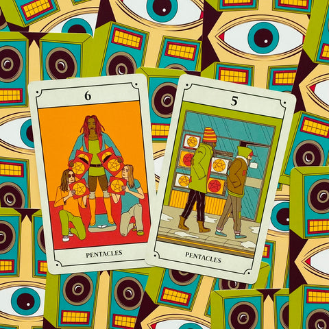Grunge Tarot Cards Deck By Francesca And Andrea Moresco Rockpool Publishing NEW