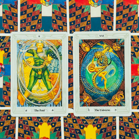 Crowley Thoth Tarot Deck Large Cards Esoteric Telling US Games Systems NEW