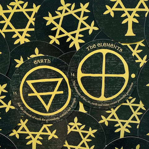 Making Magick Oracle Round Cards Rockpool Priestess Moon Symbolic Manifest NEW