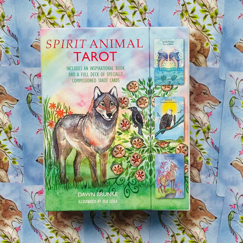 Spirit Animal Tarot Cards & Book Cico Books By Dawn Brunke & Ola Liola NEW