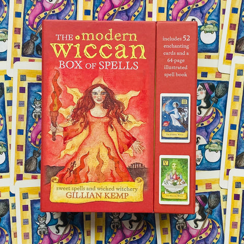 The Modern Wiccan Box Of Spells Cards Deck And Book Cico Books Esoteric Kemp NEW