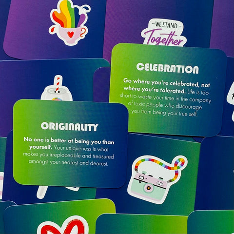 Pride Cards Empower Your Authentic Self Rockpool Daniel Poole & Selena Moon NEW