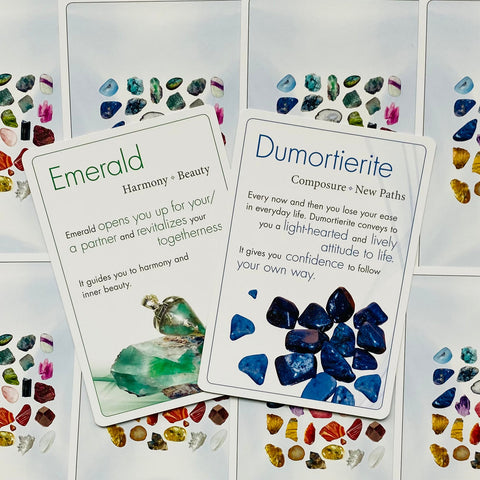 Healing Stones Cards Deck For Health Vital Energy & Power K.Lemke Agm Urania NEW