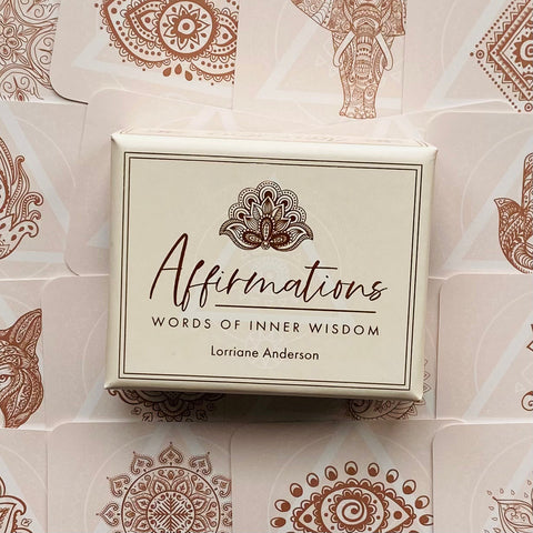 Affirmations Words Of Inner Wisdom Cards Deck Rockpool Esoteric Anderson NEW