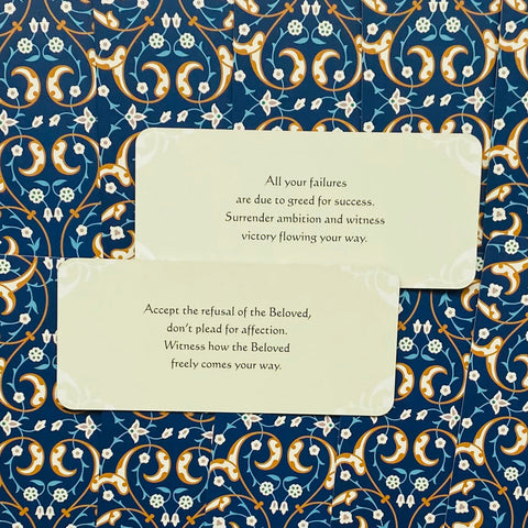 Rumi Jewels Of Wisdom Healing And Guidance Insight Cards Deck Blue Angel NEW