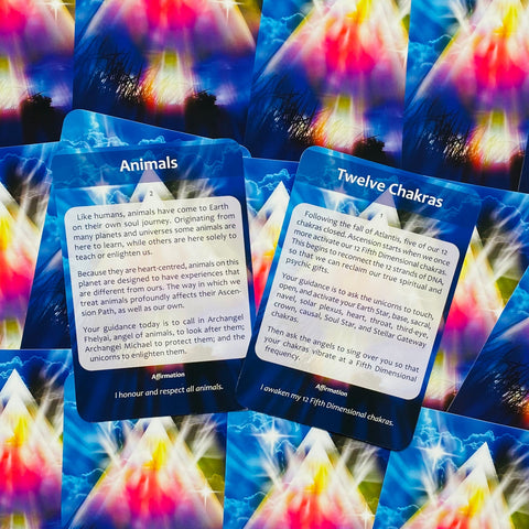 Ascension Cards Deck Findhorn Esoteric Affirmation Cooper Wisdom Light NEW