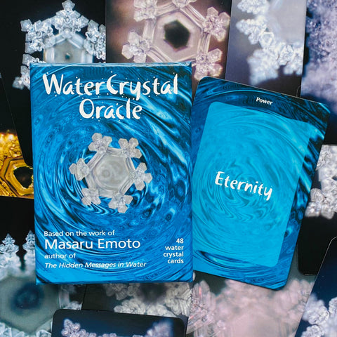 Water Crystal Oracle Cards Deck Beyond Words Esoteric Emoto Snowflakes Water NEW