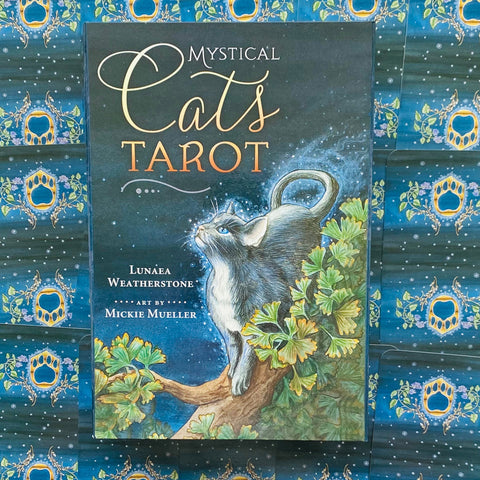 Mystical Cats Tarot Deck Lunaea Weatherstone Mickie Mueller Llewellyn Lw024