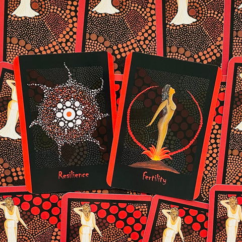 Aboriginal Goddess Chakra Oracle Cards Deck Rockpool Mel Brown Divination NEW