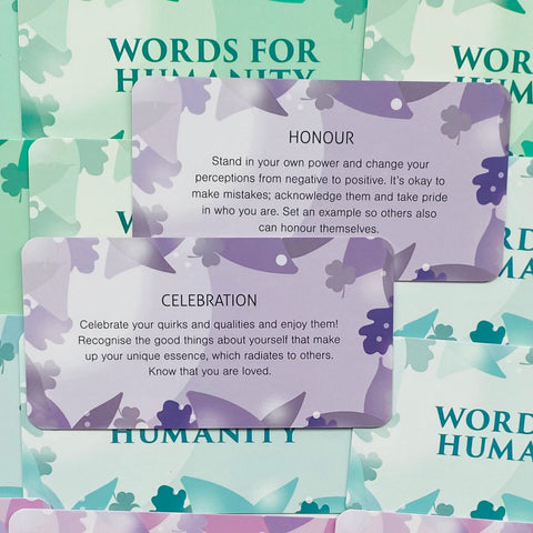 Words For Humanity Affirmation Cards Deck Animal Dreaming Linet Amalie NEW