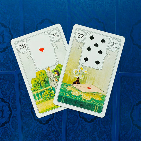 Lenormand Blue Owl Premium Edition Silver Foil Cards Deck Agm Urania 1067012818