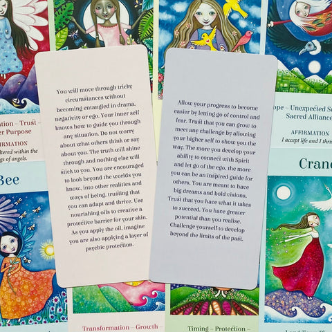 Wings Of Wisdom Oracle Cards Deck Alana Fairchild Longhurst Blue Angel