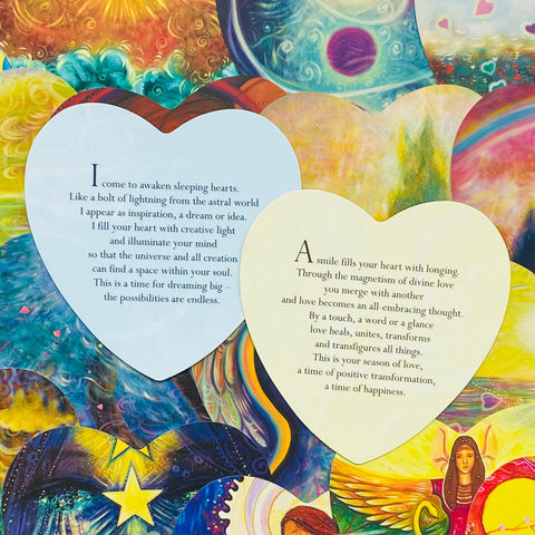 Heart & Soul Oracle Cards Deck For Love Life & Transformation Blue Angel NEW