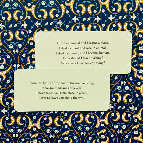 Rumi Jewels Of Wisdom Healing And Guidance Insight Cards Deck Blue Angel NEW