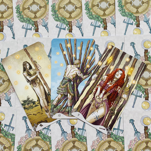 Erotic Fantasy Tarot Cards Deck Esoteric Fortune Telling Lo Scarabeo NEW
