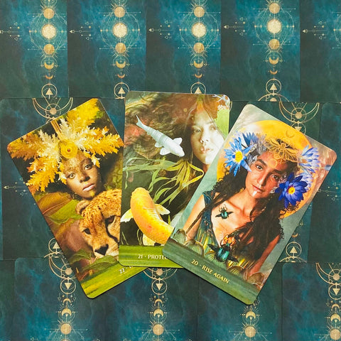Wild Woman Rising Oracle Cards Deck Angi Sullins US Games Systems Fantasy Wld44