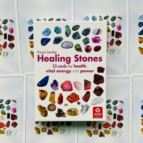 Healing Stones Cards Deck For Health Vital Energy & Power K.Lemke Agm Urania NEW